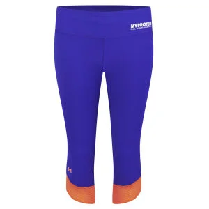 Under Armour® damskie spodnie Capri - Siberian Iris