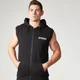 Myprotein męski bezrękawnik z kapturem - czarny