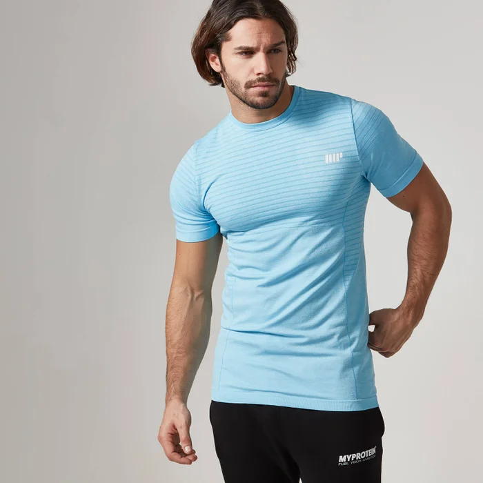 Męski T-shirt Seamless Myprotein – Black Marl
