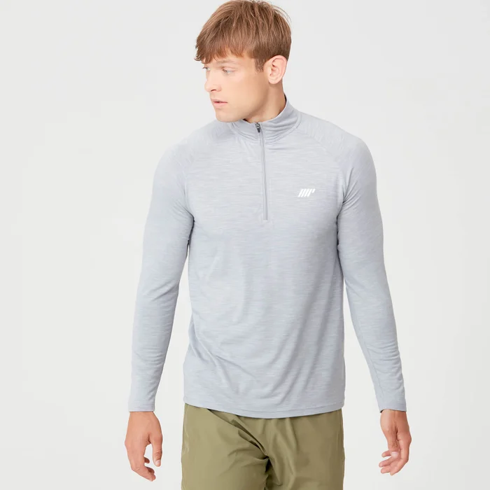 Bluza Performance z Zamkiem ¼ - Grey Marl