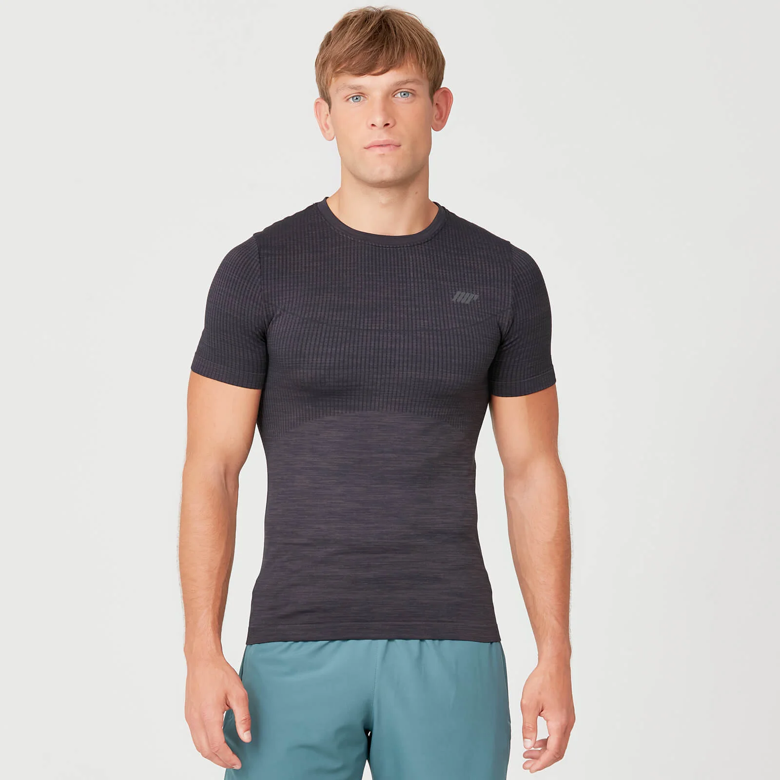 MP Men's Seamless T-Shirt - Slate - XS Obraz 1