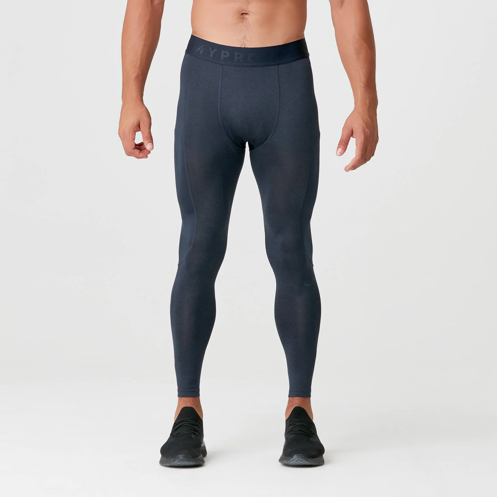 MP Men's Charge Compression Tights - Navy Marl - XS Obraz 1