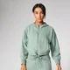 Krótka Bluza z Kapturem z Kolekcji Revive - Seafoam Marl
