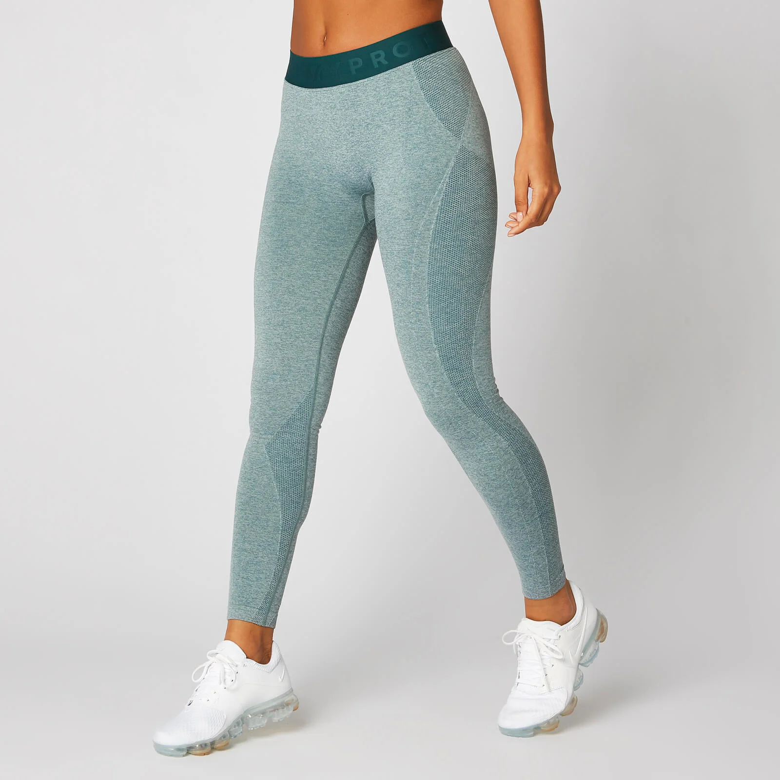 Bezszwowe Legginsy Inspire - Morskie - XS Obraz 1