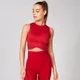 Crop Top Energy - Karmazynowy