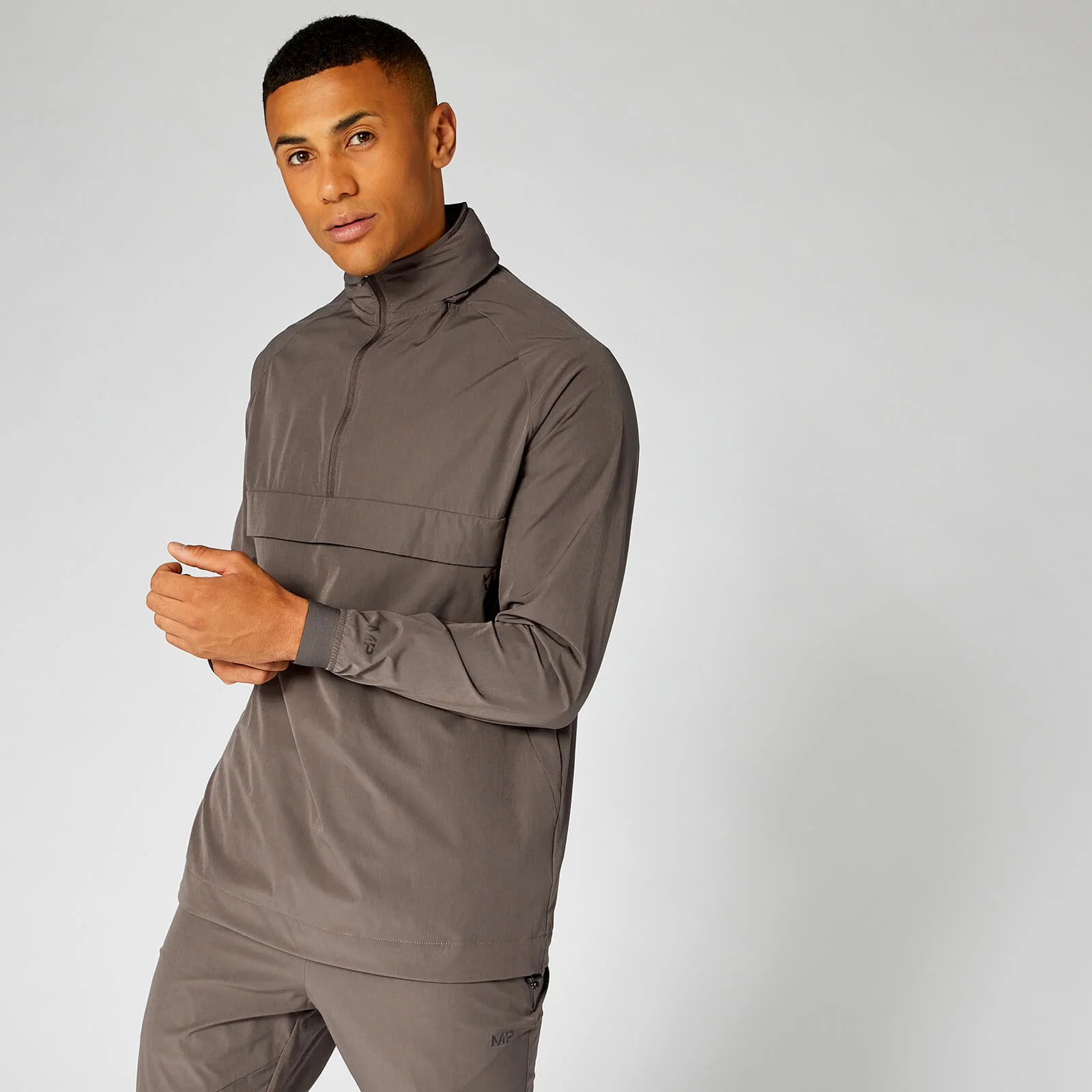 Tkana Kurtka z Zamkiem ½ z Kolekcji Pace - Driftwood - XS Obraz 1