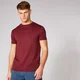 Klasyczna Koszulka Crew z Kolekcji Luxe - Oxblood