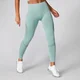 Legginsy z Kolekcji Acid Wash - Morskie