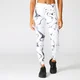 Legginsy Biały Marmur