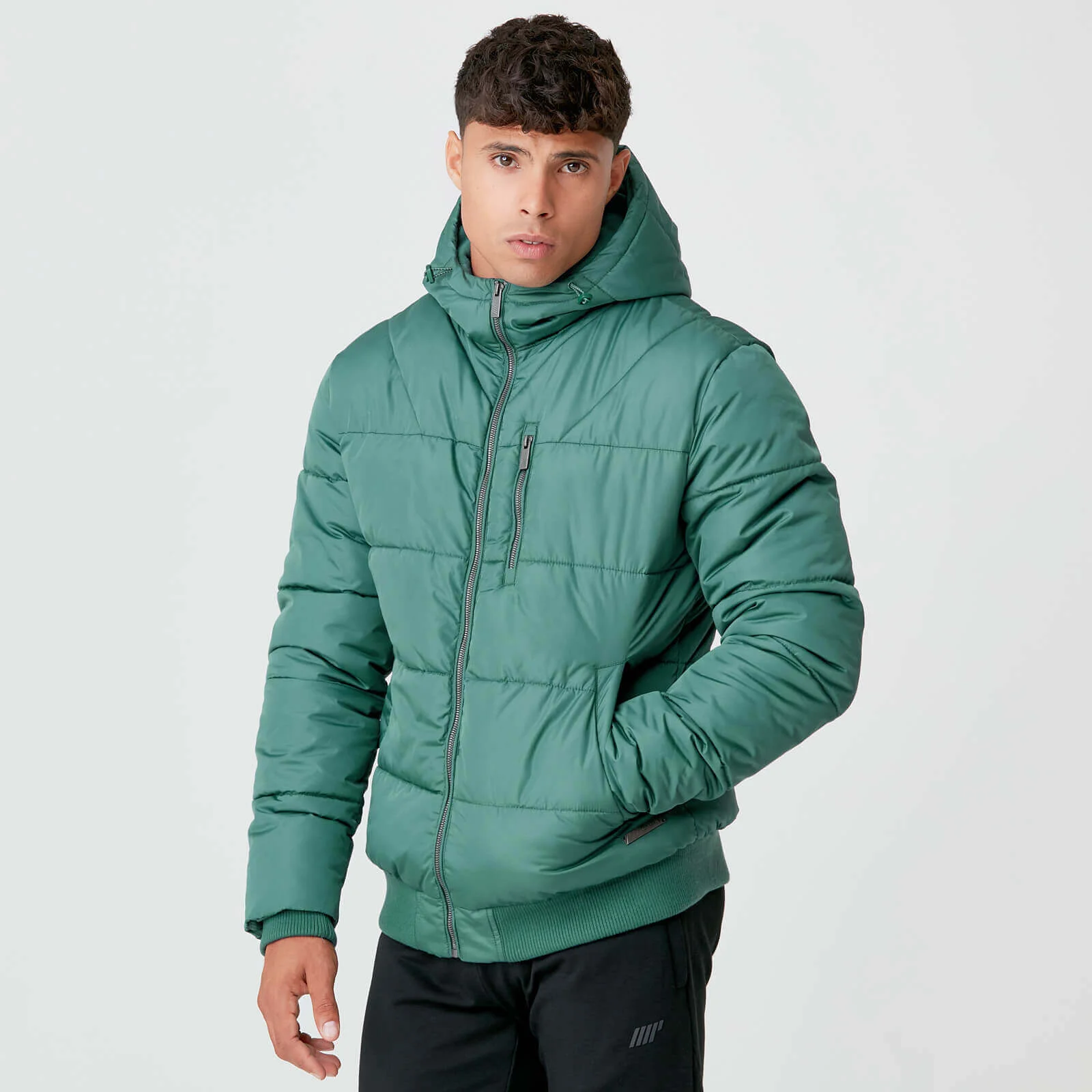MP Men's Pro-Tech Protect Puffer Jacket - Pine - XS Obraz 1