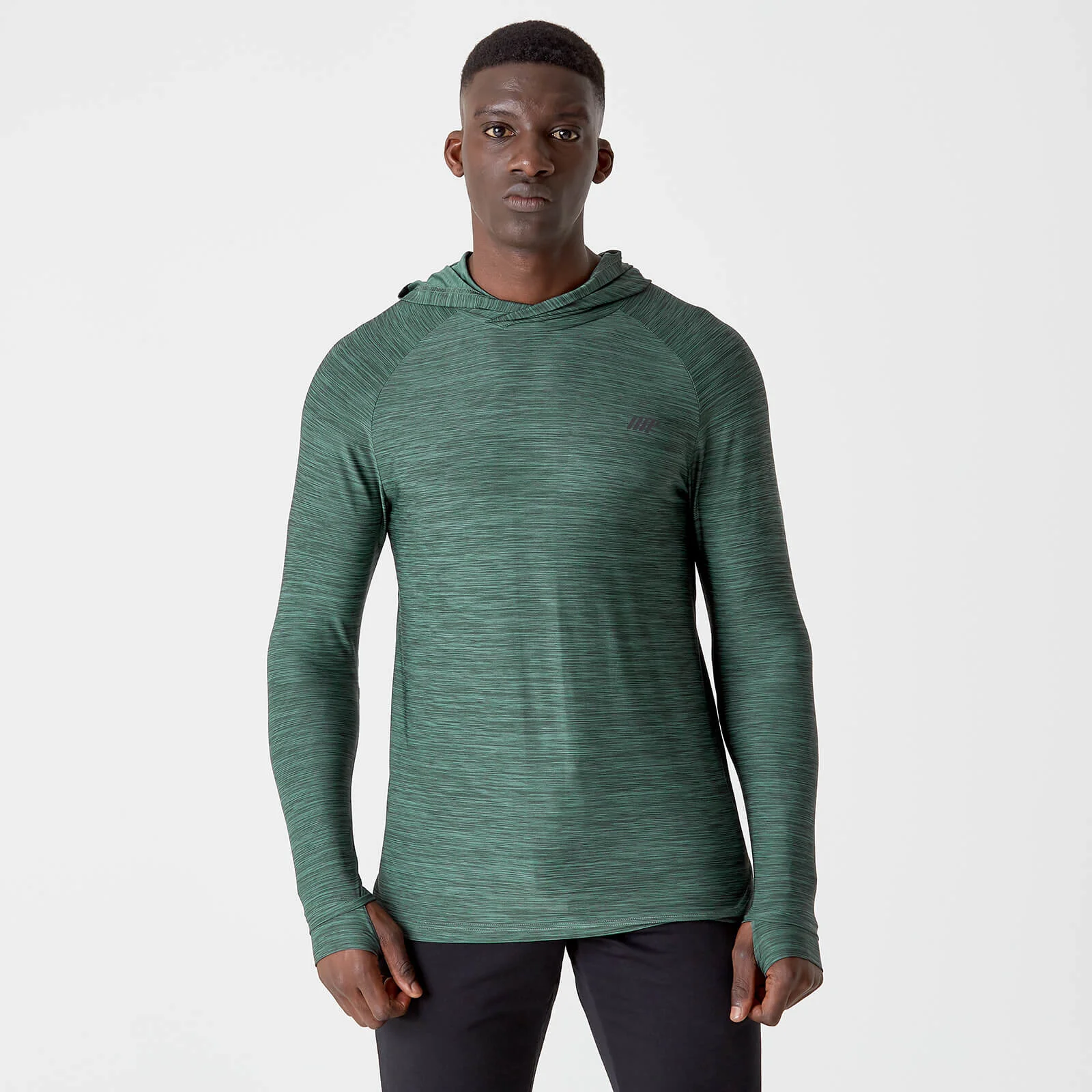 Bluza z Kapturem Dry-Tech z Kolekcji Infinity - Zielony sosnowy - XS Obraz 1