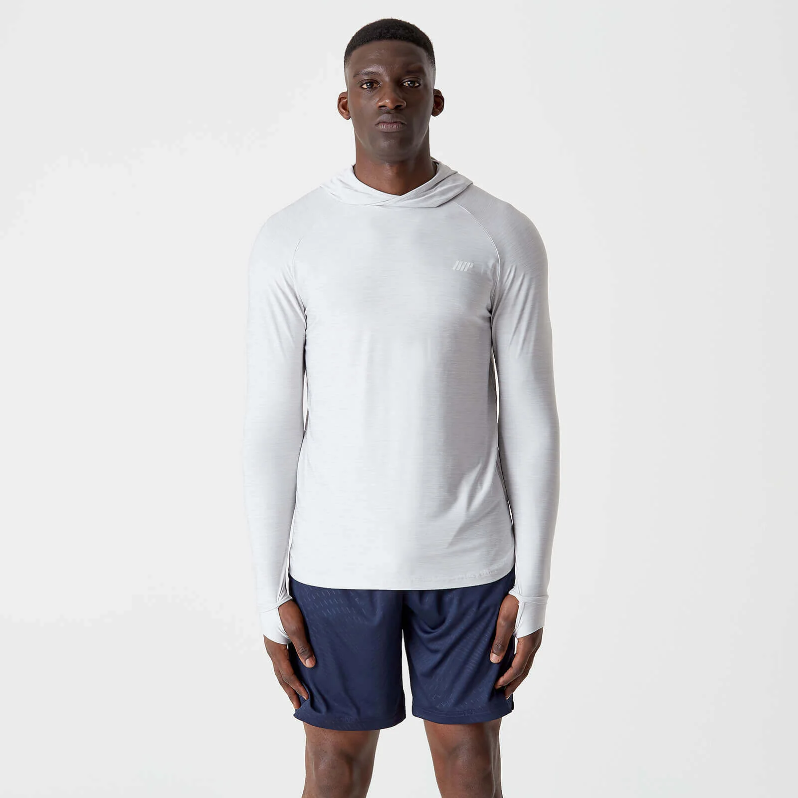 Bluza z Kapturem Dry-Tech z Kolekcji Infinity - Srebna - XS Obraz 1