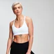 Damski stanik sportowy z siateczką Power MP – biały