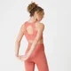 Dopasowany Bezszwowy Stanik Sportowy Ultra – Copper Rose