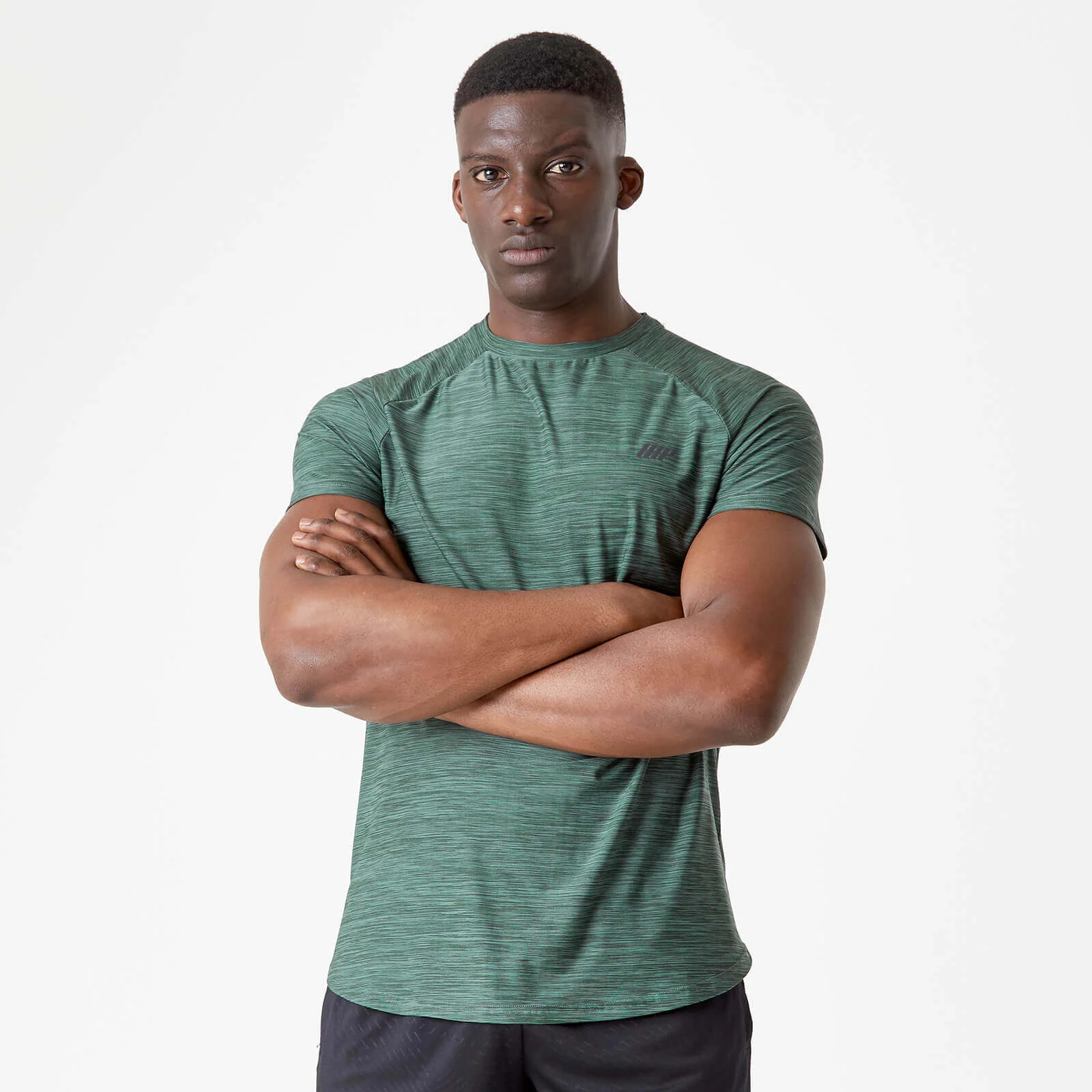Myprotein Dry-Tech Infinity T-Shirt - Pine Marl - XS Obraz 1