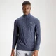 Męska bluza z suwakiem 1/4 z kolekcji Performance MP – Navy Marl