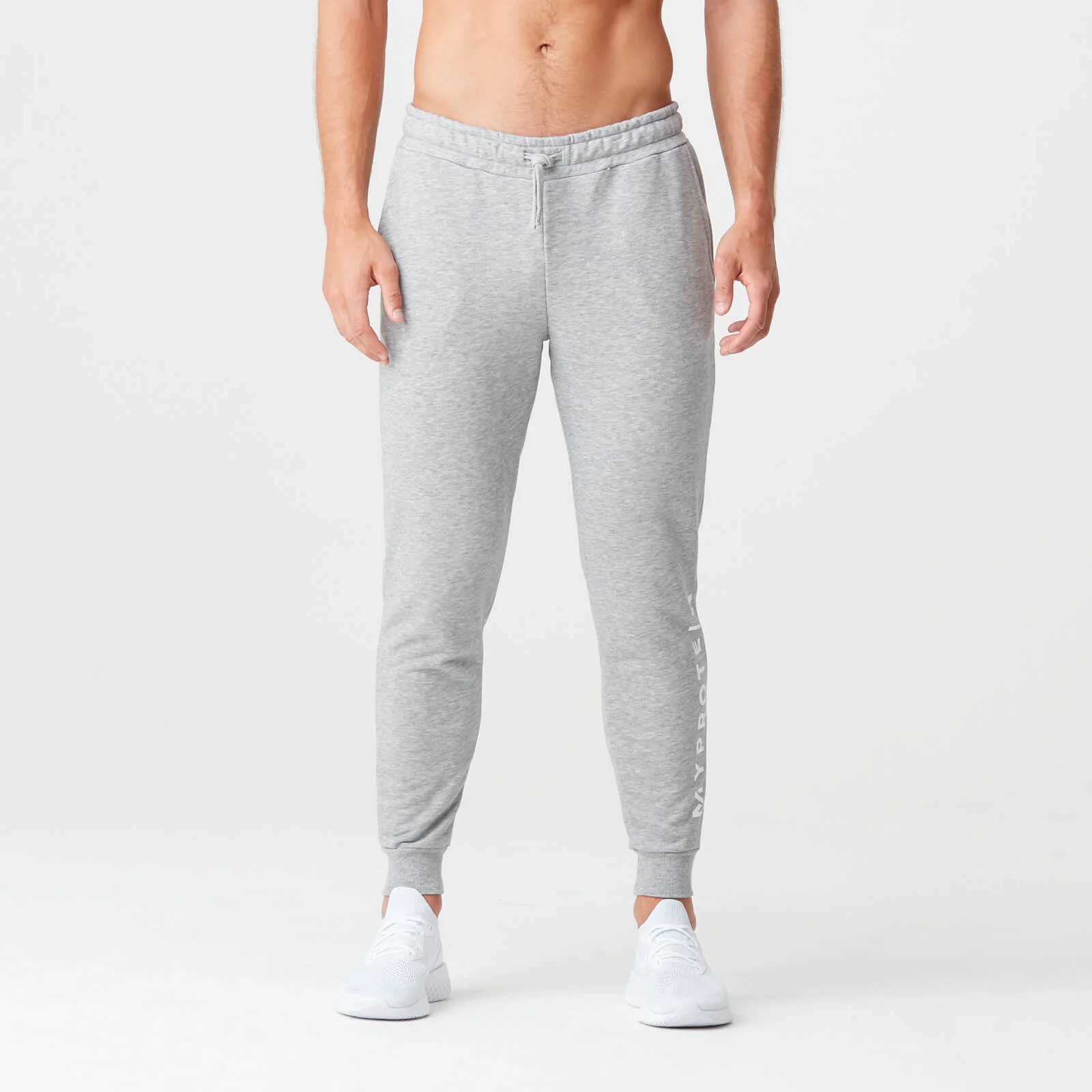 Męskie joggersy z kolekcji Original MP – Classic Grey Marl - M Obraz 1