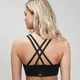 Damski treningowy stanik sportowy z kolekcji Essentials MP – czarny