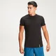 Męski klasyczny T-shirt z okrągłym wycięciem z przodu Luxe MP – czarny