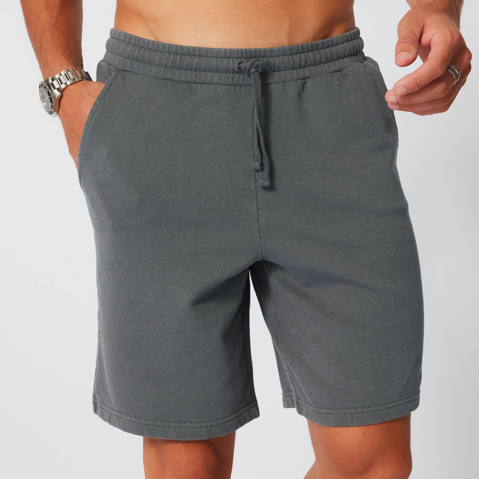 MP Men's Washed Sweat Shorts - Carbon - XS Obraz 1