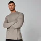 Klasyczna Koszulka Luxe z Długim Rękawem - Slate Grey