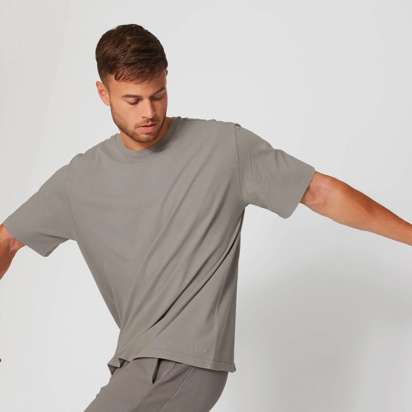 MP Washed T-Shirt - Quarry - XS Obraz 1