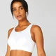 Bezszwowy Stanik Sportowy Shape Ultra — Biały