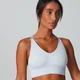 Bezszwowy Stanik Sportowy Luxe - Sleet Grey