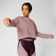 Krótki Sweter Metallic — Fawn
