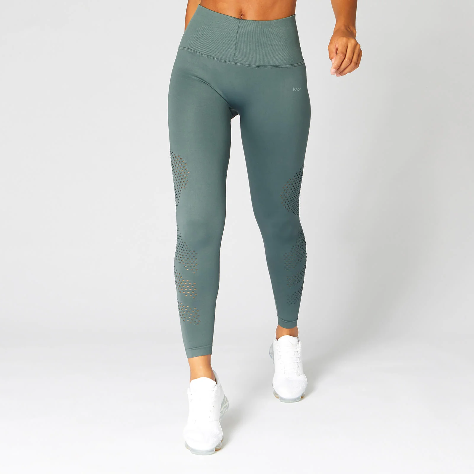 Bezszwowe Legginsy Shape — Szare - XS Obraz 1