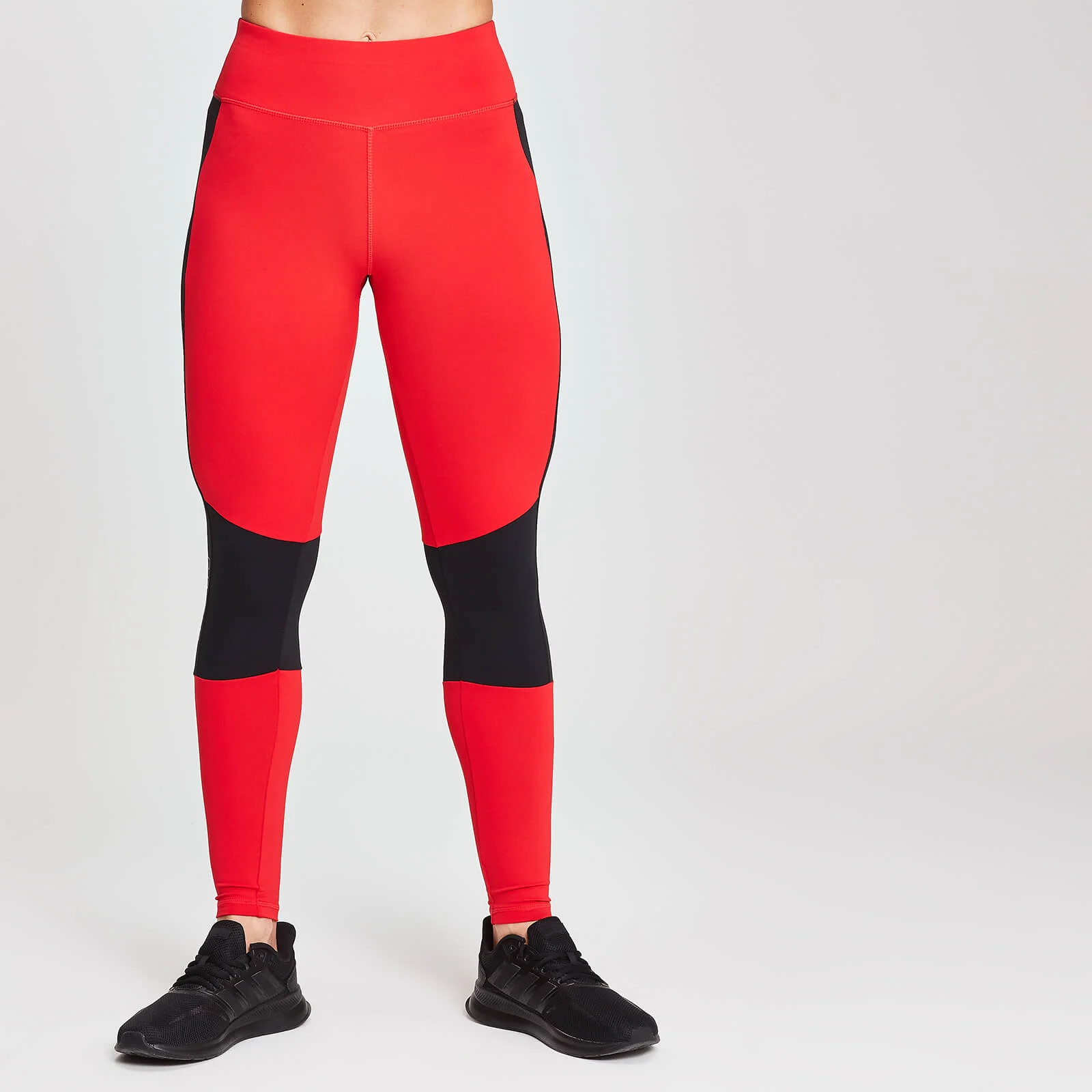 Damskie Legginsy Sportowe Colour Block Branded MP - Danger - XS Obraz 1