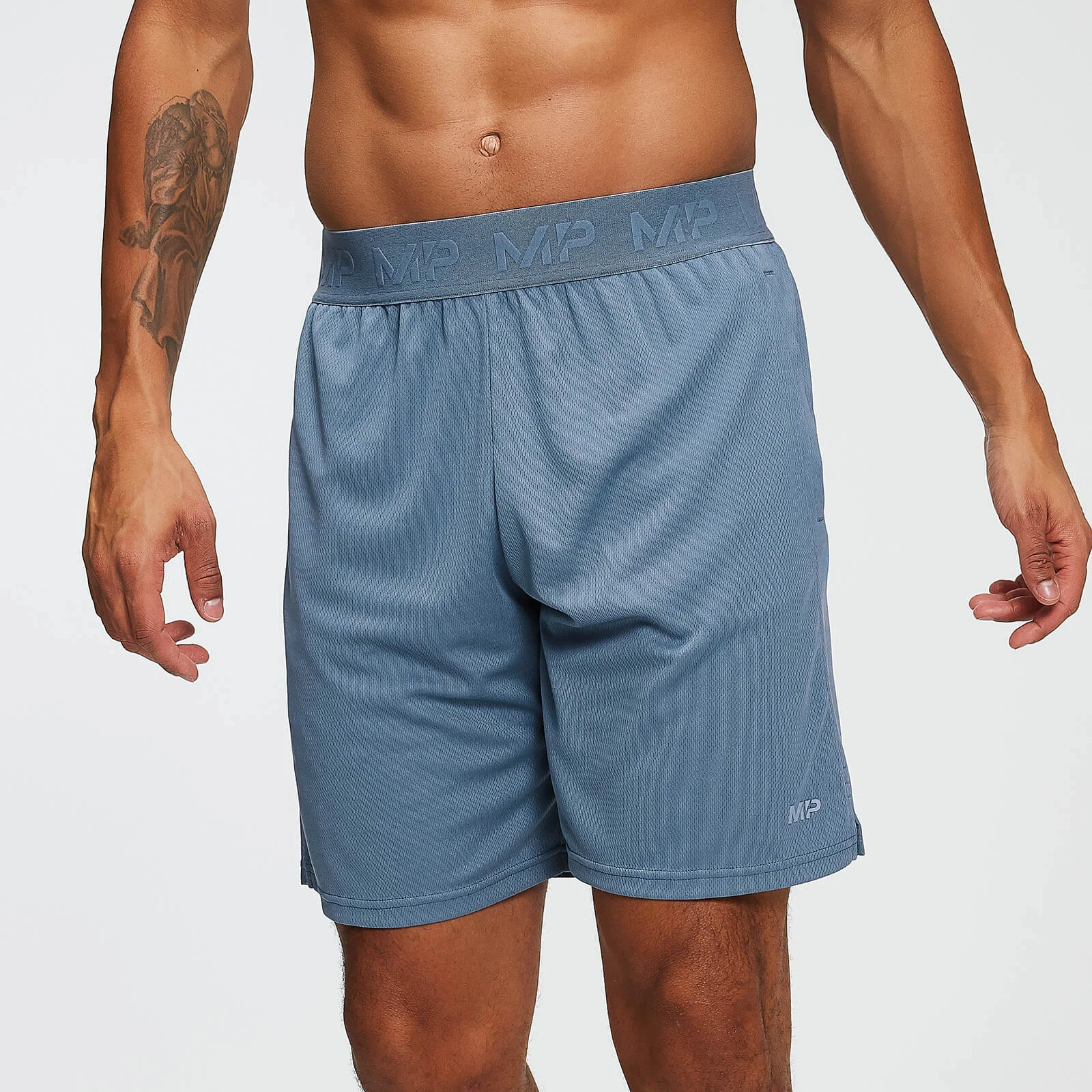 MP Men's Essentials Training Shorts - Washed Blue - XS Obraz 1