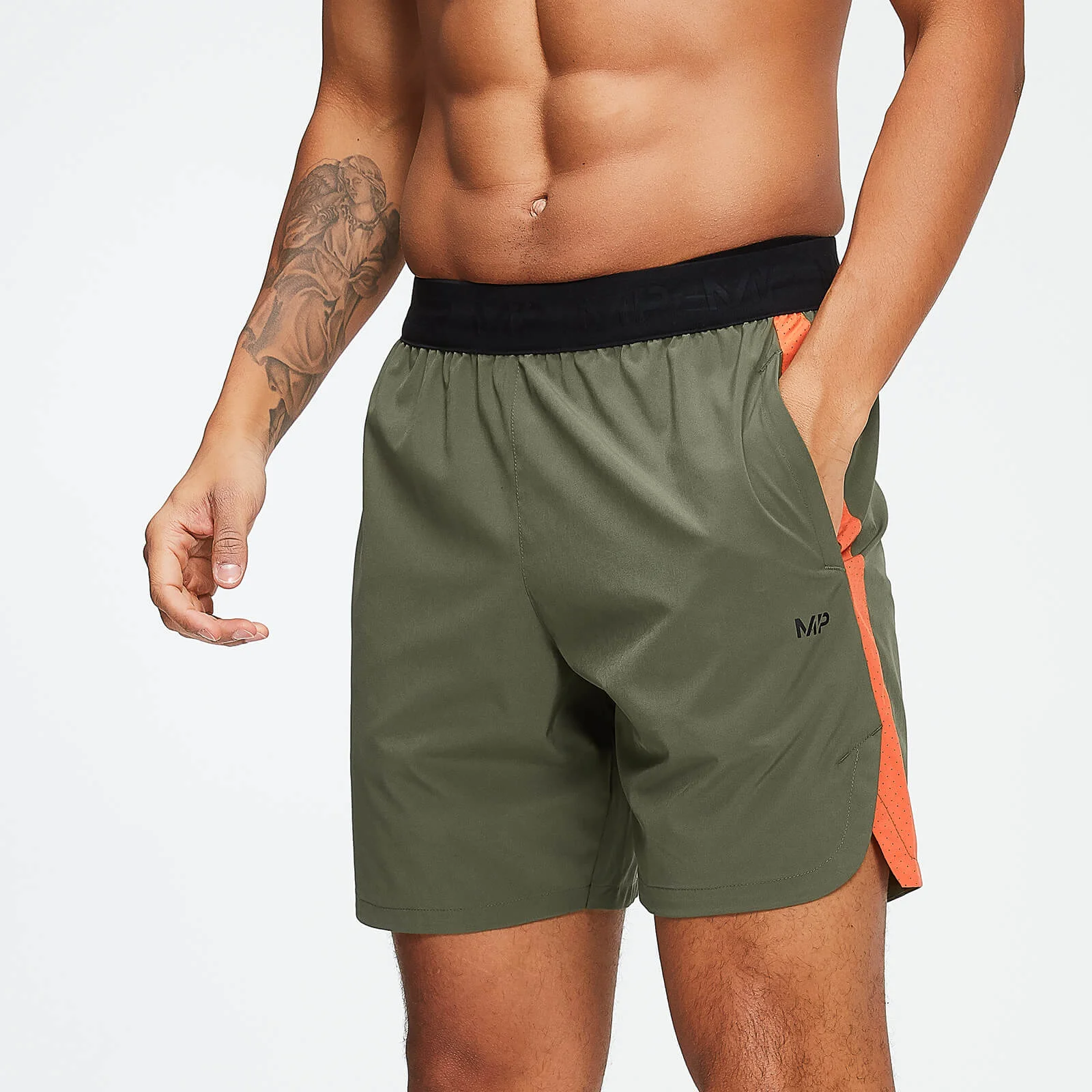 MP Men's Training Shorts - Army Green - XS Obraz 1