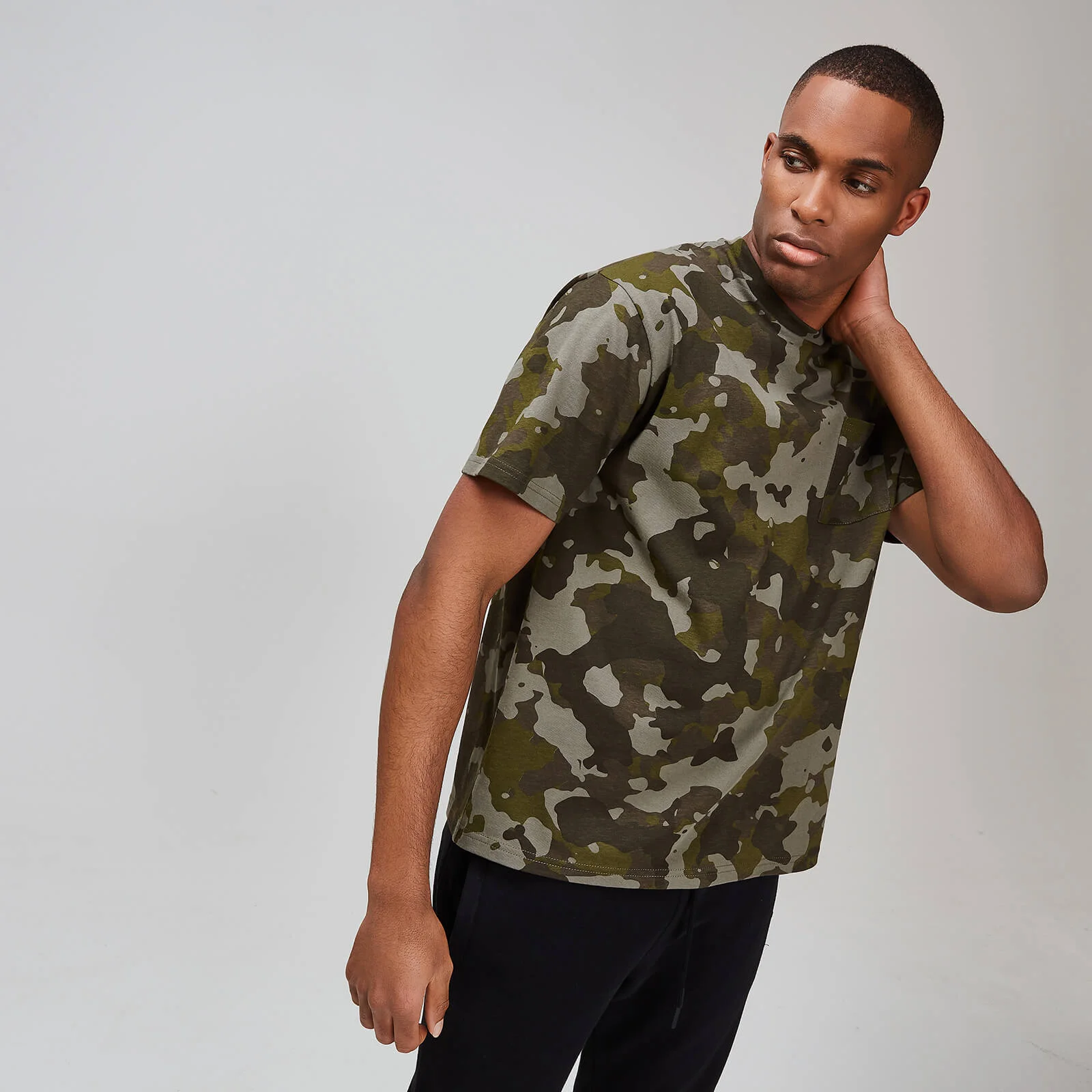 MP Men's Rest Day Pocket Stitch T-Shirt - Camo - XS Obraz 1