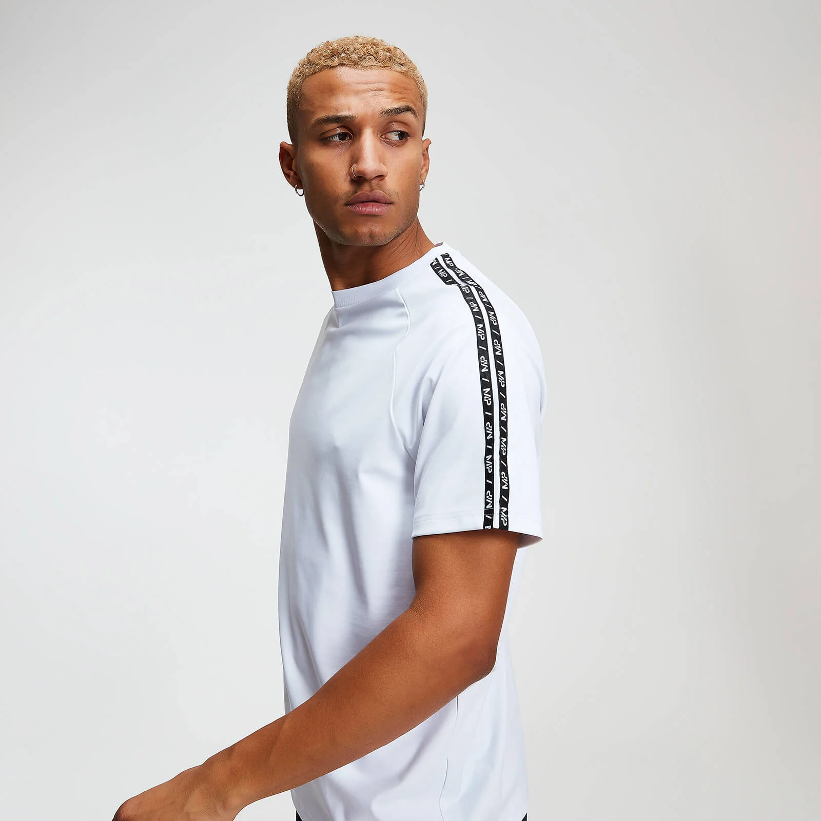 MP Rest Day Men's Double Tape Tricot T-Shirt - White - XS Obraz 1