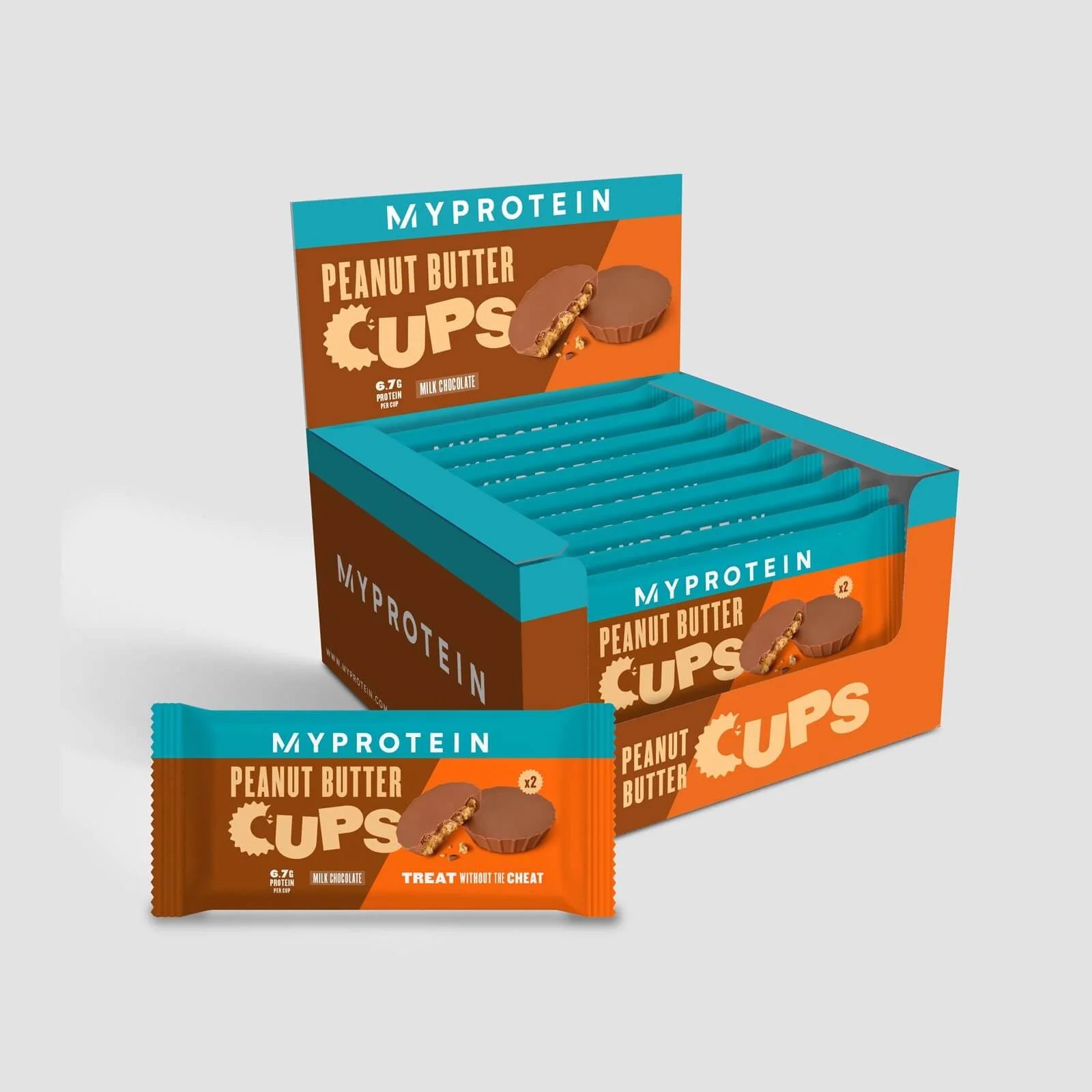 Praliny Peanut Butter Cups - 10 x 42g - Czekolada mleczna Obraz 1