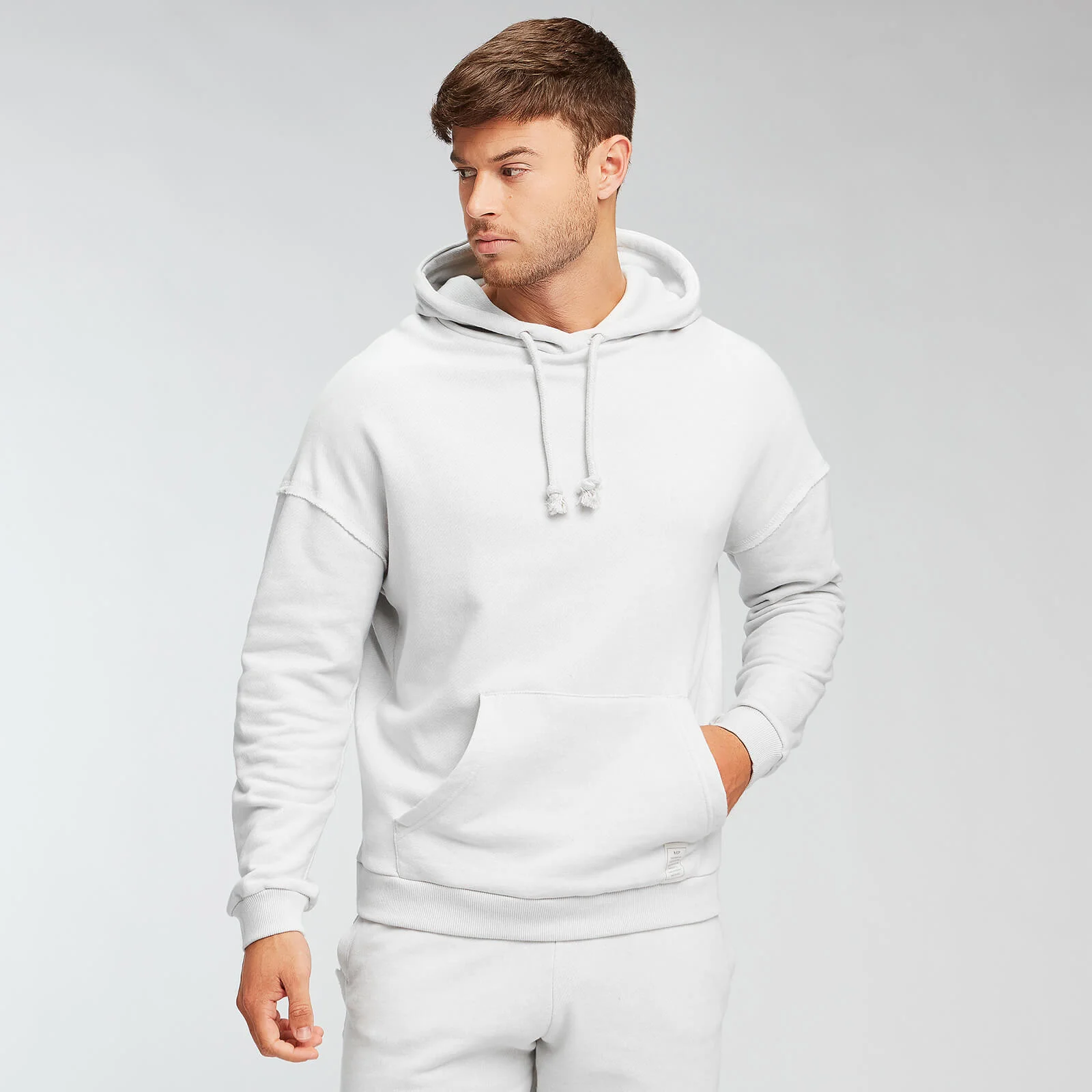 Męska bluza z kapturem z kolekcji A/Wear MP – szara - XS Obraz 1