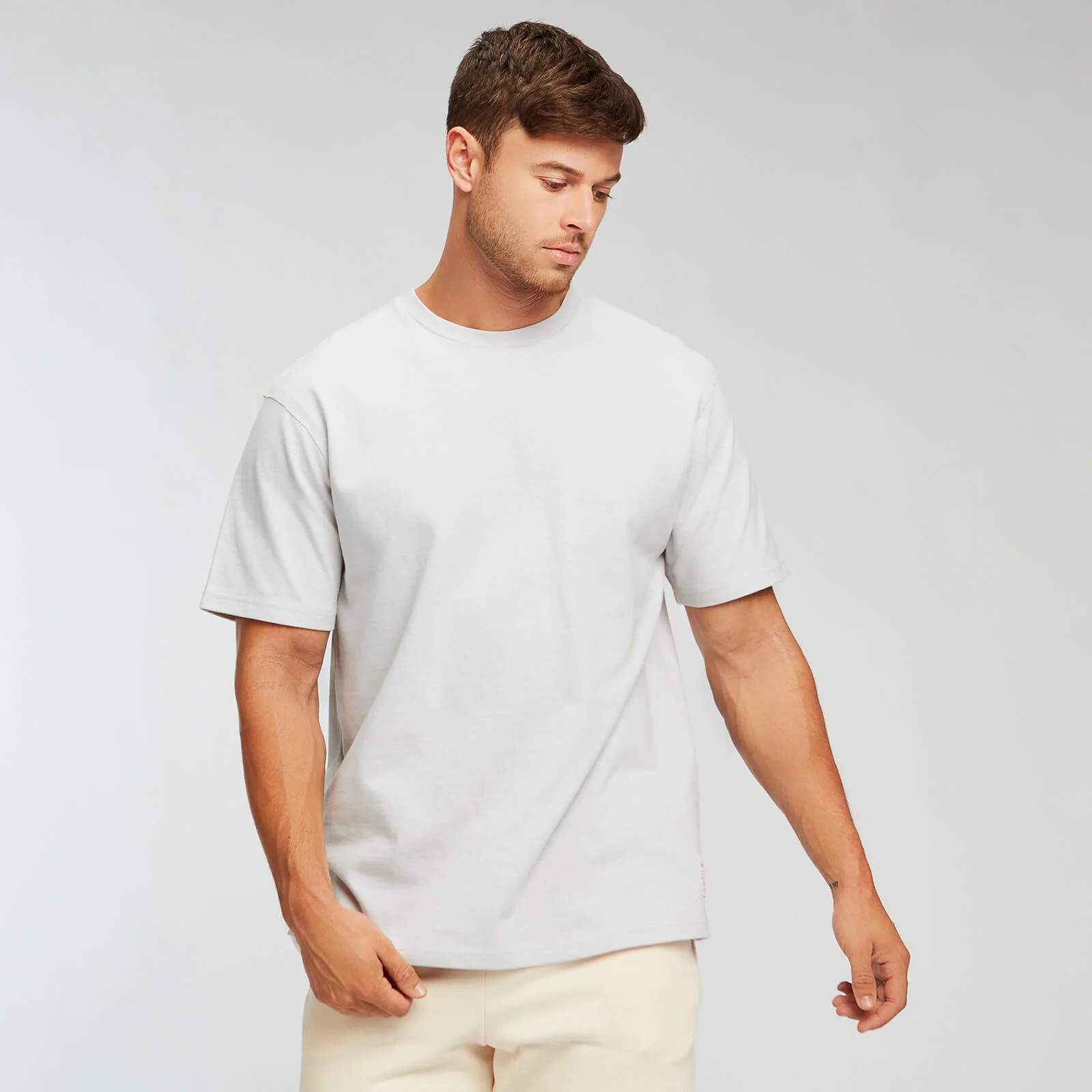 Męski T-shirt z kolekcji A/Wear MP – szary - XS Obraz 1