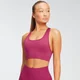 Bezszwowy Stanik Sportowy Ultra Shape - Crushed Berry