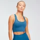 Damski sportowy stanik bezszwowy ze skrzyżowanymi ramiączkami Ultra Shape MP – Pilot Blue
