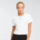 Damski krótki T-shirt z kolekcji Essentials MP – biały