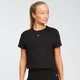 Damski krótki T-shirt z kolekcji Essentials MP – czarny