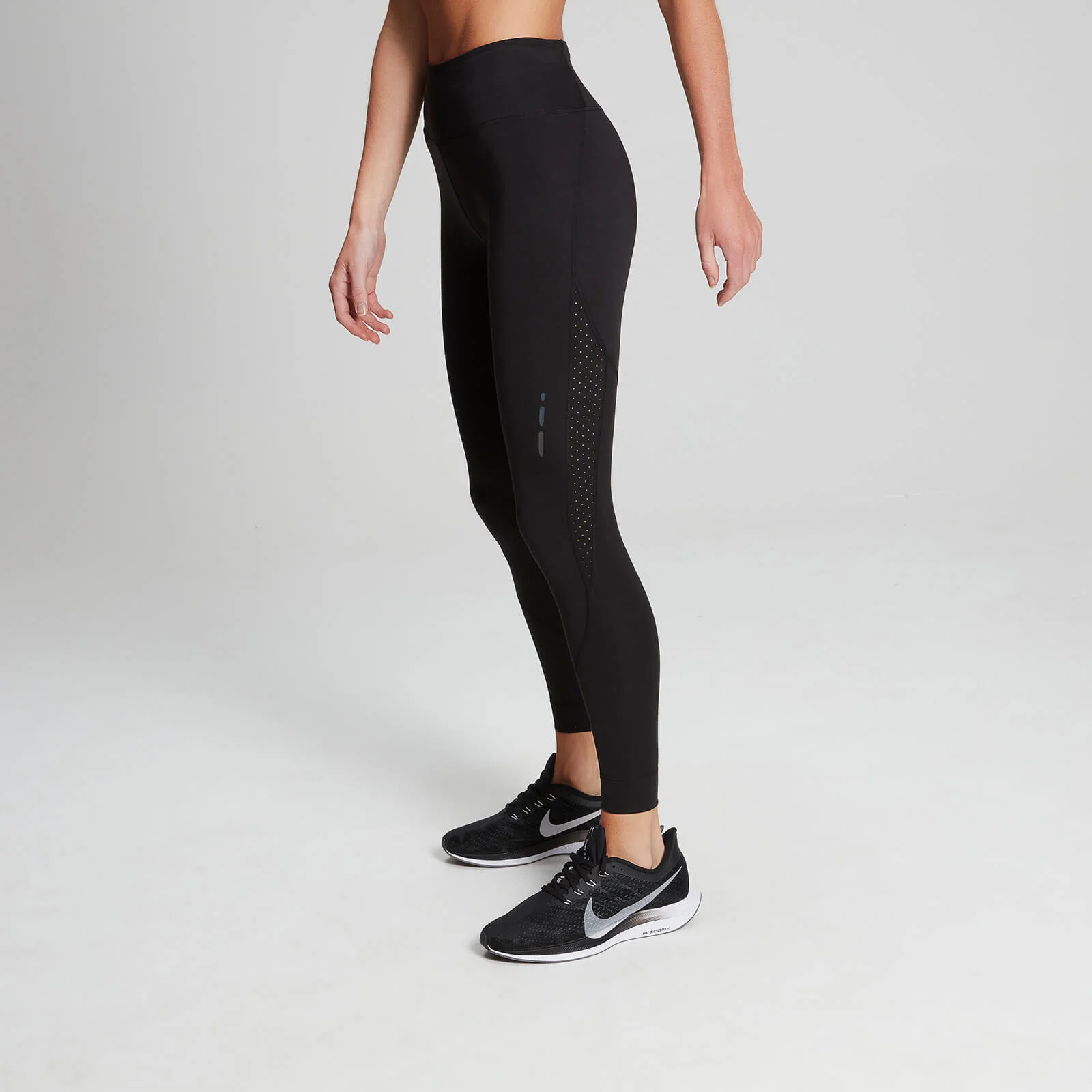 Legginsy z kolekcji Power Ultra – czarne/Danger - XS Obraz 1