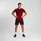 Męski T-shirt bezszwowy z krótkim rękawem z kolekcji Essentials – Danger Marl