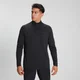 Męska bluza z suwakiem ¼ z kolekcji Velocity MP – czarna