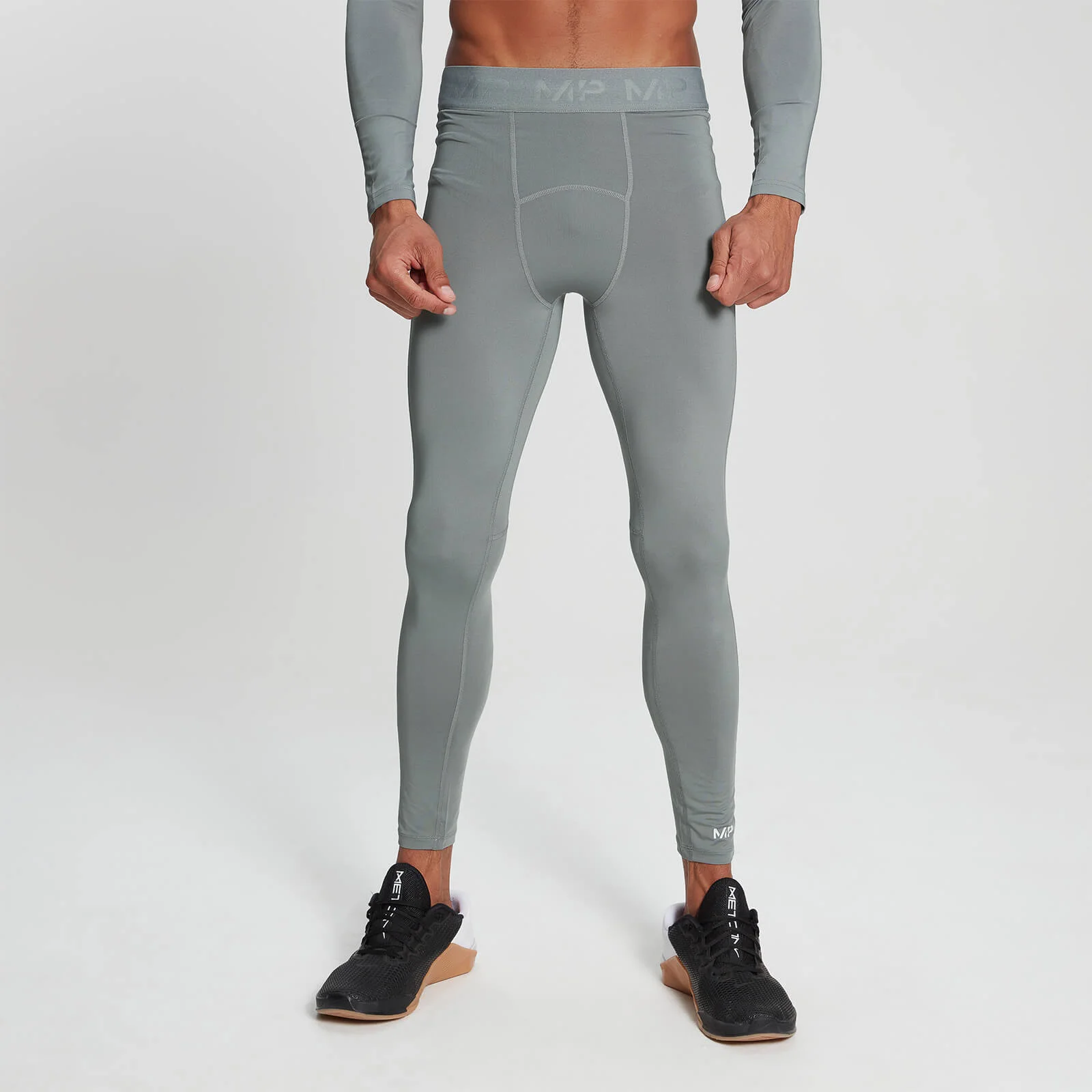 Męskie legginsy z kolekcji Base Layer – Storm - XXS Obraz 1