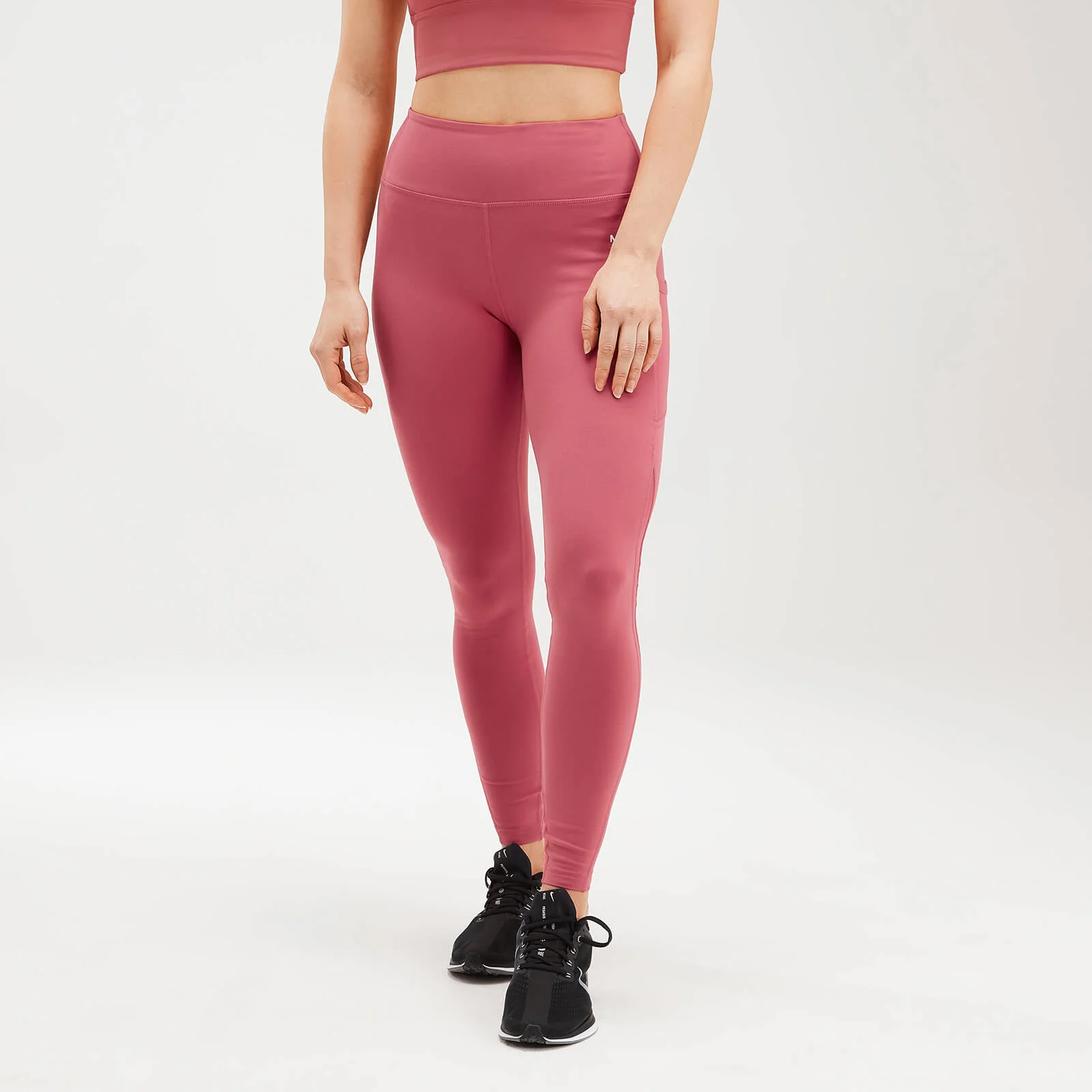 Damskie legginsy z siateczką Power MP – Berry Pink - XXS Obraz 1