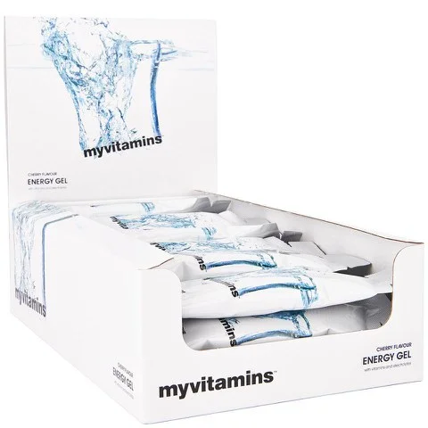 Myvitamins Energy Gel (Box) - 24 x 50g - Wiśnia Obraz 1