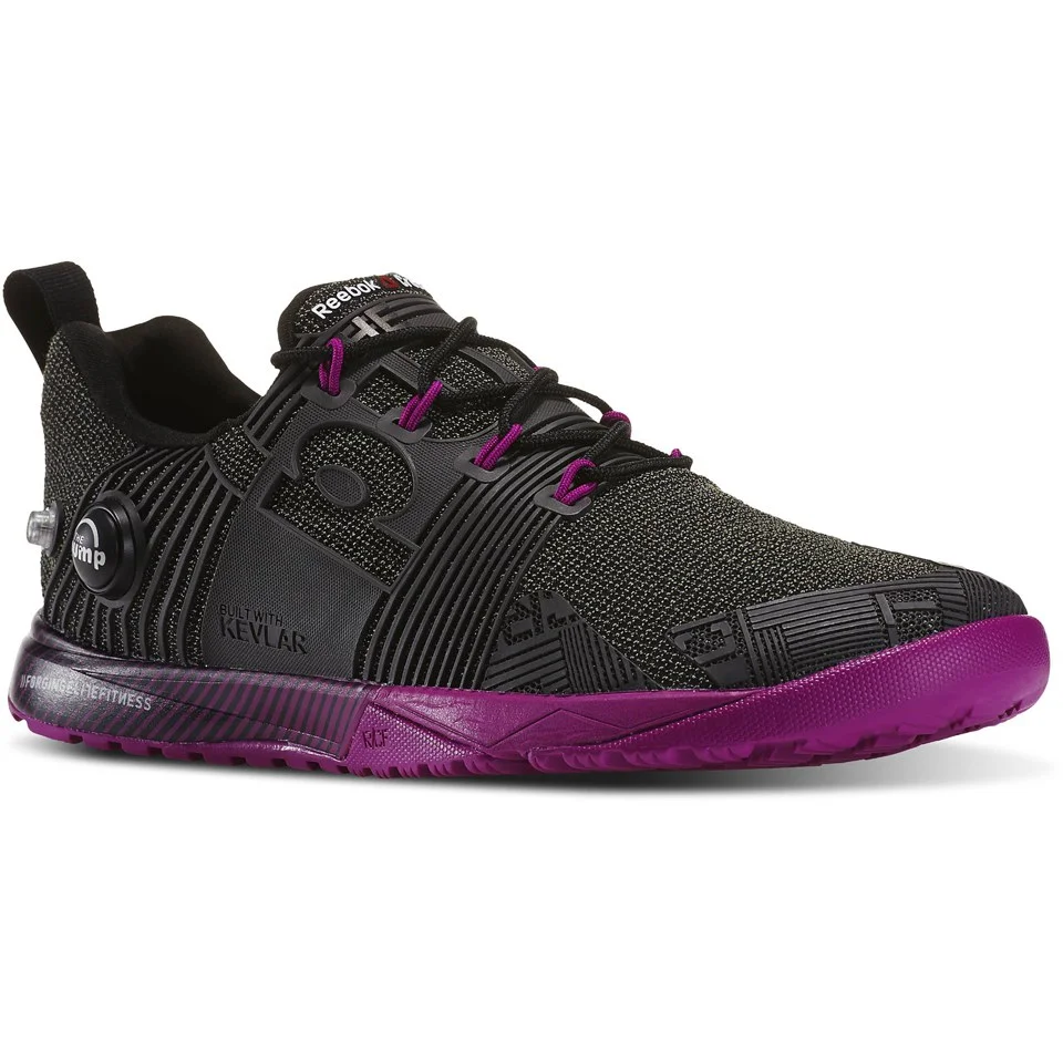 Reebok Women's CrossFit Nano Pump Fusion Trainers - Black/Purple Obraz 1