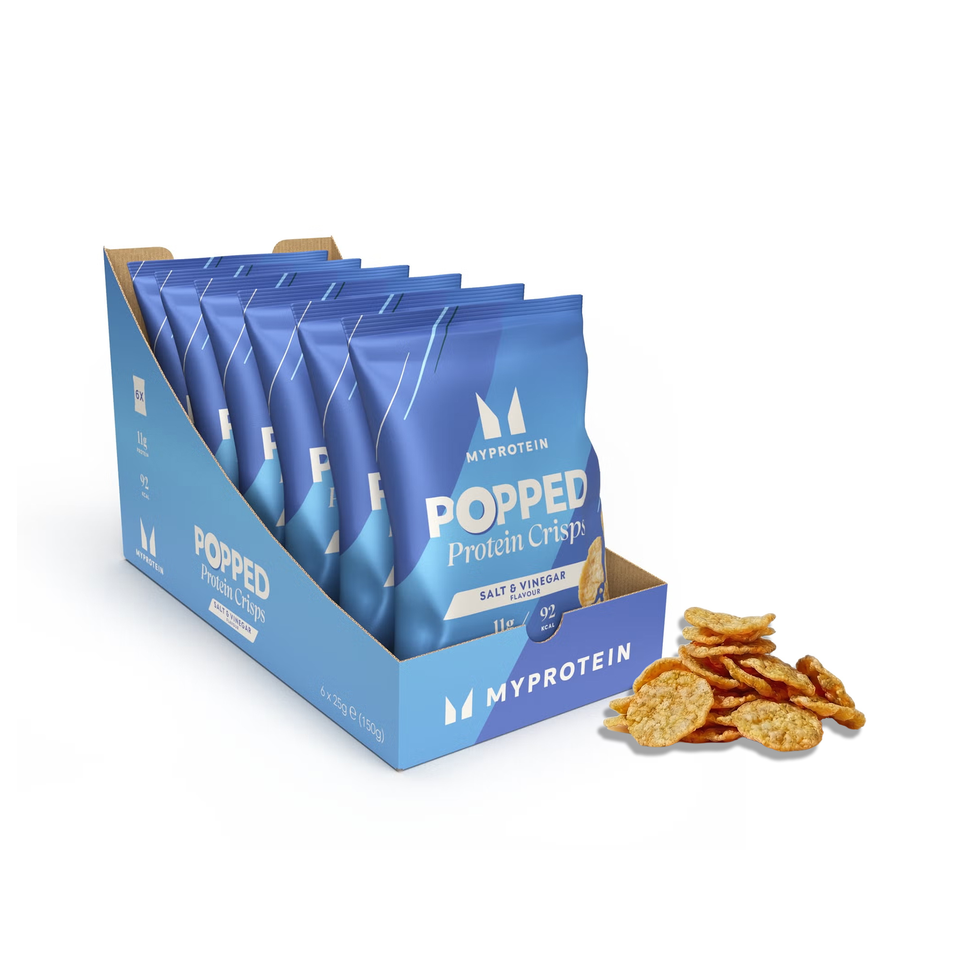 Popped Protein Crisps - Sól i Ocet Obraz 1